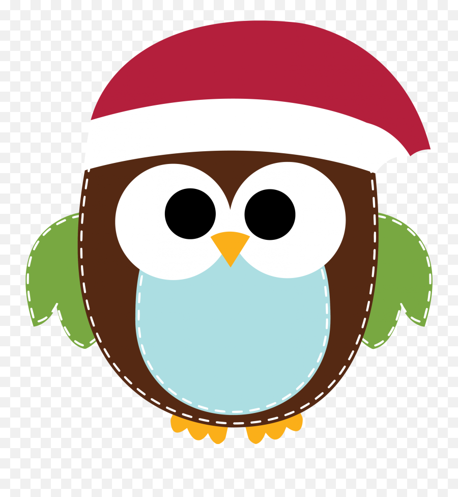 Christmas Cute Owl Clipart Png - Restaurant Deichbär,Owl Clipart Png