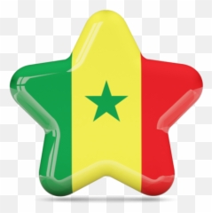 Star Icon Illustration Of Flag Senegal - Flag Of Kosovo Png,Star Icon Png