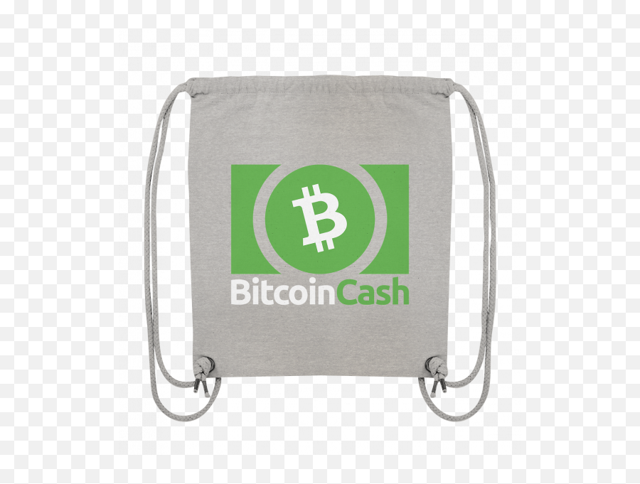 Bitcoin Cash Green Accessoire - Organic Gymbag Bitcoin Cash Logo Png,Cash Logo