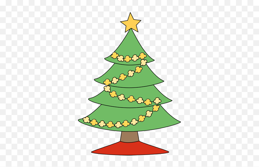 Popcorn Christmas Tree Clip Art - Popcorn Christmas Tree Png,Popcorn Clipart Png