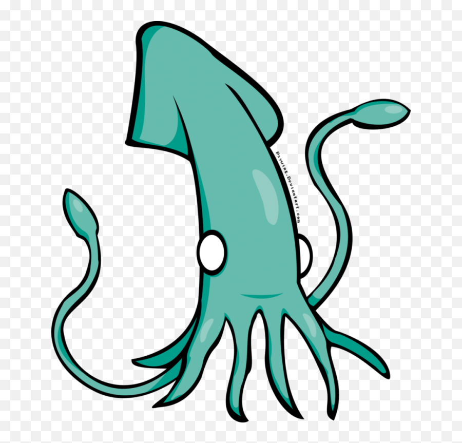 Png Images Vector Psd Clipart - Cartoon Squid Transparent Background,Squid Png