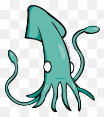 Png Images Vector Psd Clipart - Cartoon Squid Transparent Background,Squid Png
