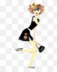 Illustration Clip Art Pin - Clip Art Png,Pin Up Girl Png