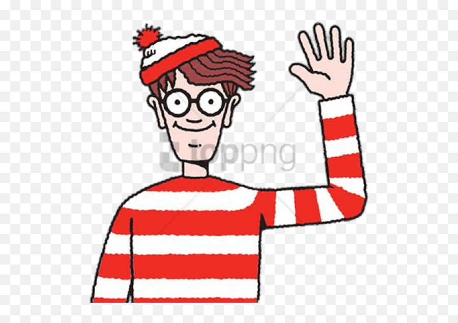 Wally Waving Goodbye Clipart Png - Waldo,Goodbye Png