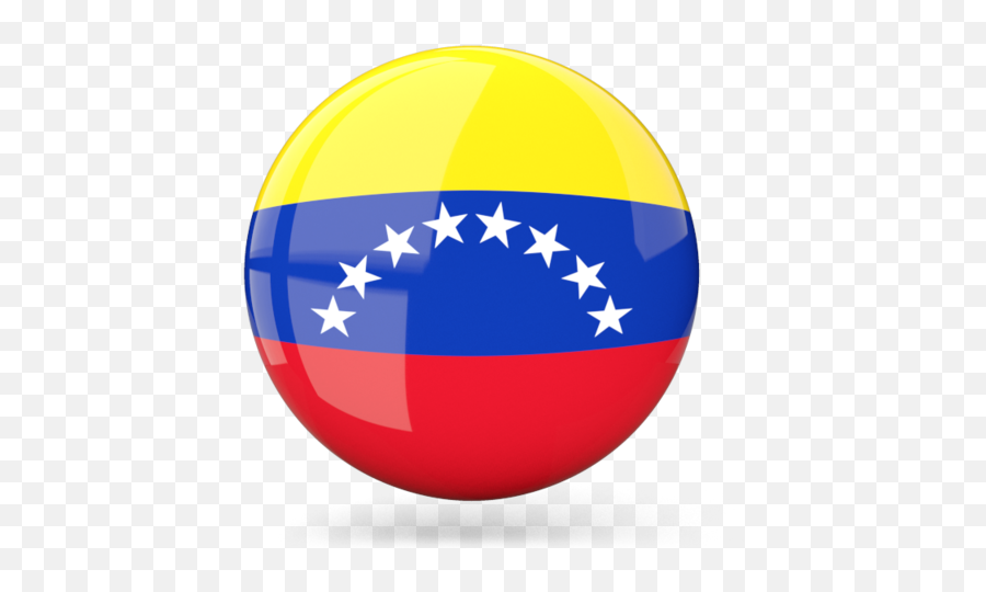 Glossy Round Icon - Venezuela Flag Icon Png,Venezuela Png
