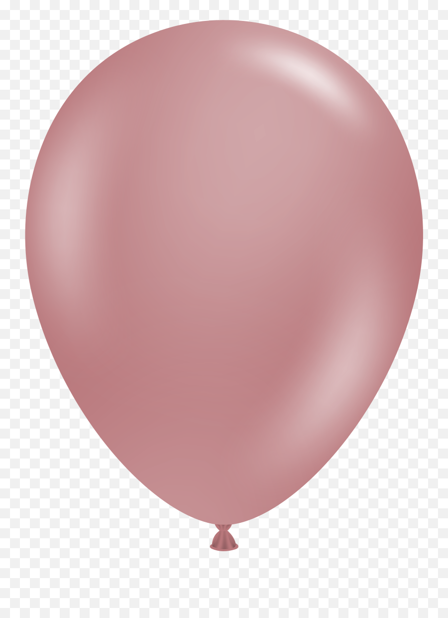 Round Canyon Rose Latex Balloons 5 - Canyon Rose Tuftex Png,Pink Balloons Png