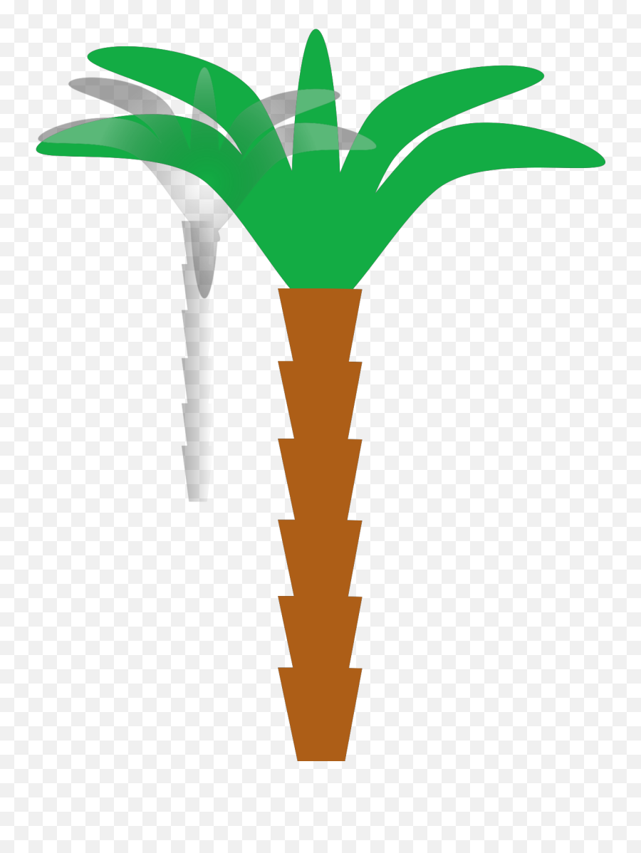 Cartoon Palm Tree Svg Vector - Cartoon Small Palm Tree Png,Cartoon Palm Tree Png