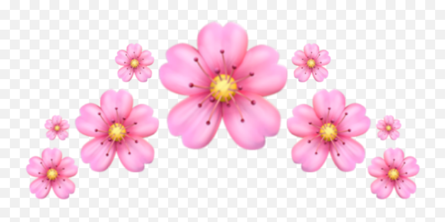 Iphone Emoji Emoticons Png - Pink Flower Emoji Png,Emoticons Png