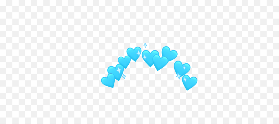 Popular And Trending Emoji Stickers - Blue Heart Crown Png,Heart Crown Png
