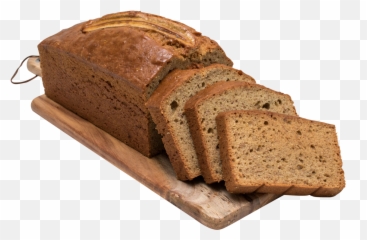 Banana Bread Loaf - Transparent Background png