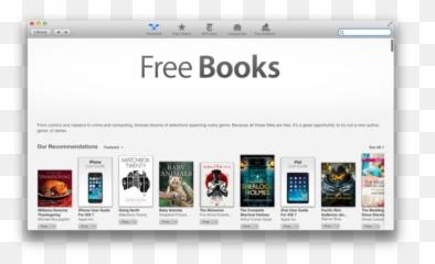 Free Books In The Ibooks Store - Technology Applications png