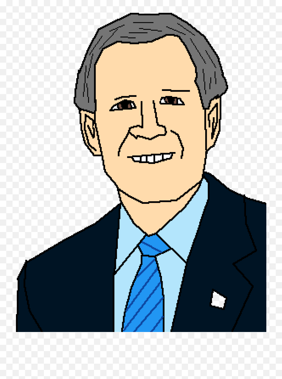 Pixilart - George Bush By Bloodiume George W Bush Clipart Png,George Bush Png