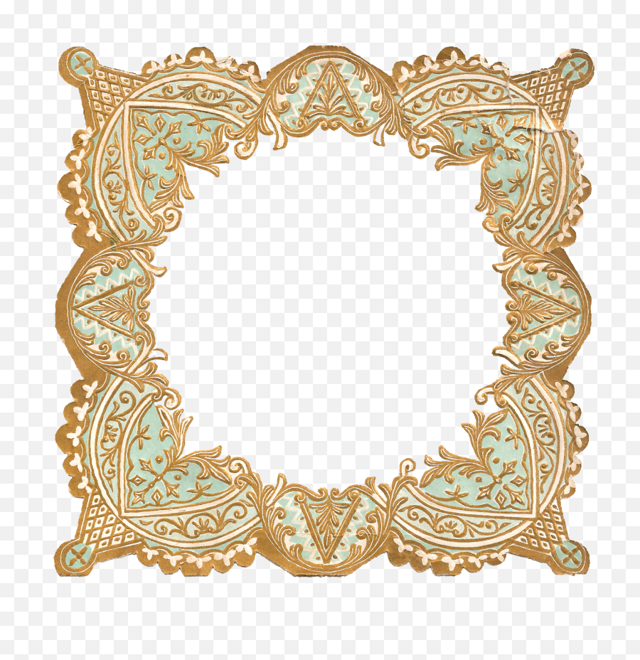 The Graphics Monarch Digital Craft Supply Frame Border - Decorative Transparent Square Border Png,Gold Frame Border Png