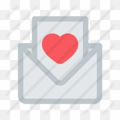 Open Envelope - Free valentines day icons Horizontal png