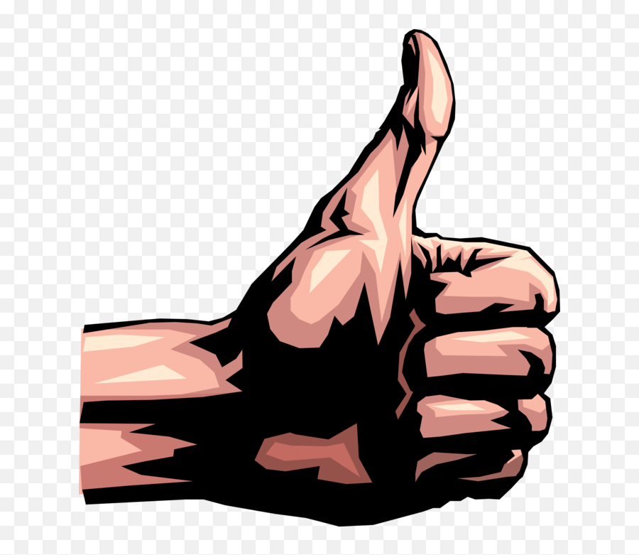 Hand Gestures Thumbs Up Okay Sign - Vector Image Sign Language Png,Ok Hand Sign Transparent