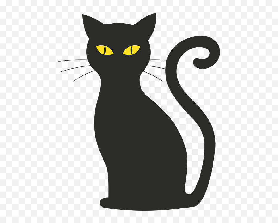 Download Black Cat Png - Black Cat Clipart,Transparent Cat
