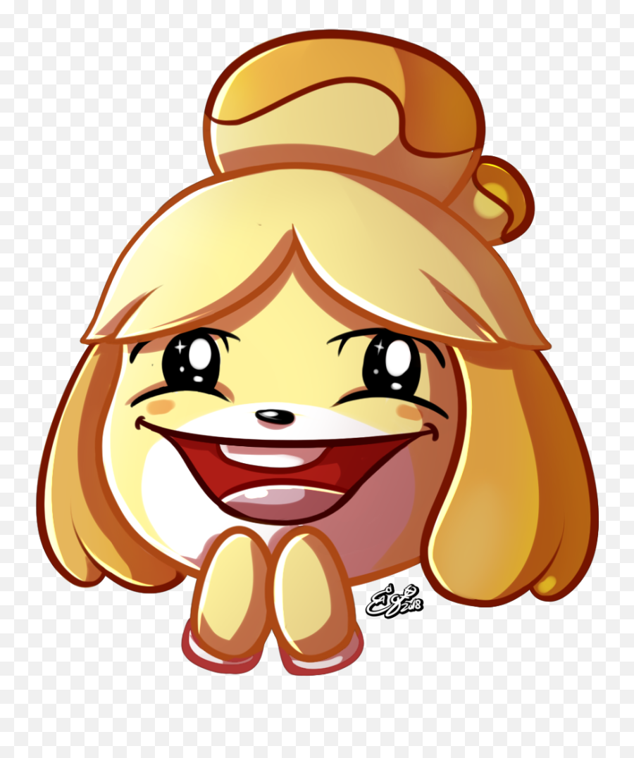 Isabelle Is Coming To Smash Clipart - Full Size Clipart Emote Animal Crossing Png,Isabelle Animal Crossing Icon