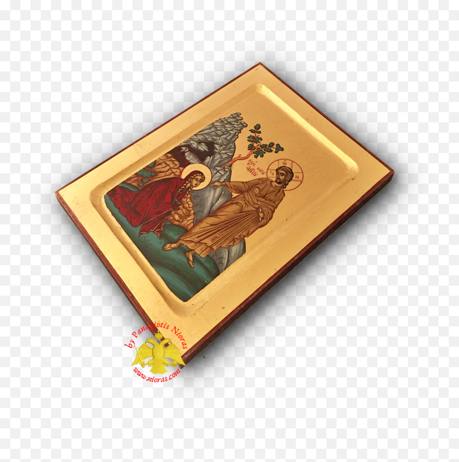 Christ Noli Me Tangere Wooden Byzantine - Picture Frame Png,Byzantine Icon Of Christ