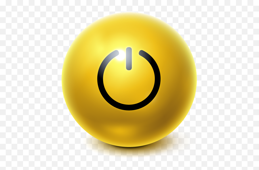 Turn Off Power Shut Down Bright Ball Shutdown Icon - Standby Png,Shutdown Button Icon Download