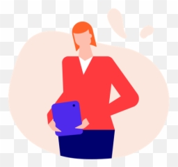 Girl Holding Tablet Illustrations Images U0026 Vectors - Royalty png