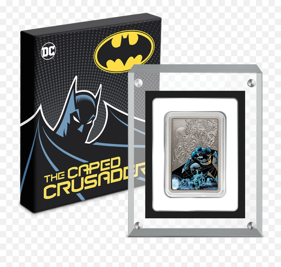 The Caped Crusader - Batman 1oz Silver Coin Caped Crusader 1 Oz Png,Batman Icon Iphone