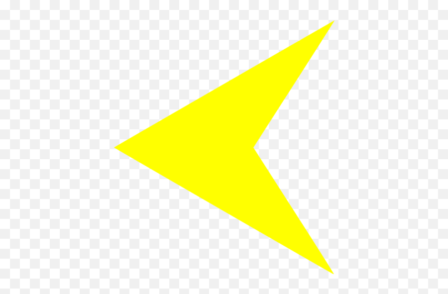 Yellow Arrow 98 Icon - Free Yellow Arrow Icons Dot Png,Mario Kart Icon