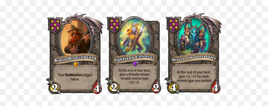 When And How To Build Off - Tribe Warbands In Battlegrounds Lightfang Hearthstone Battlegrounds Png,Mechs Vs Minions Icon