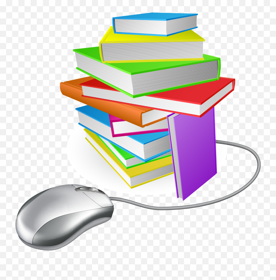 Download Book Png Transparent - Book With Mouse Png Png Computer Book Clip Art,Mouse Png