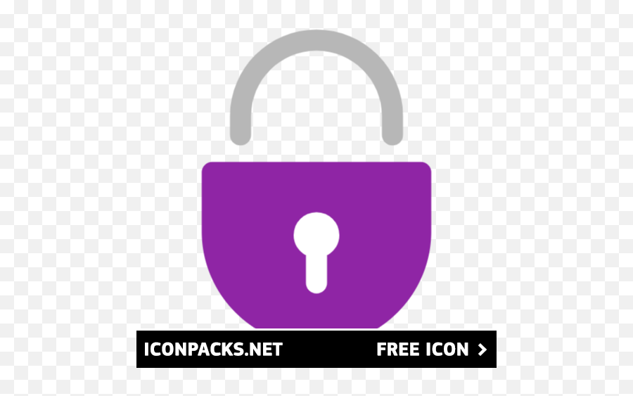 Free Purple Padlock Icon Symbol Png Svg Download - Metaverse Icon Png,Padlock Icon Transparent