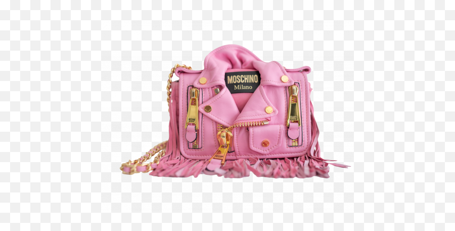 Moschino Archives Luxury Fashion Rentals - For Women Png,Pink Icon Leather Jacket