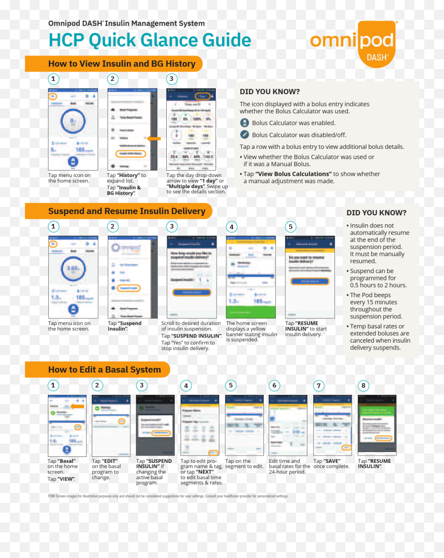 Omnipod Dash Insulin Management System User Guide - Manuals Png,Quick Reference Guide Icon