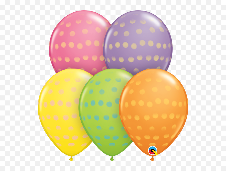 37077 - 11 Polka Dot Special Spray Asst 50ct Polka Dot Balloons Png,Polka Dots Png