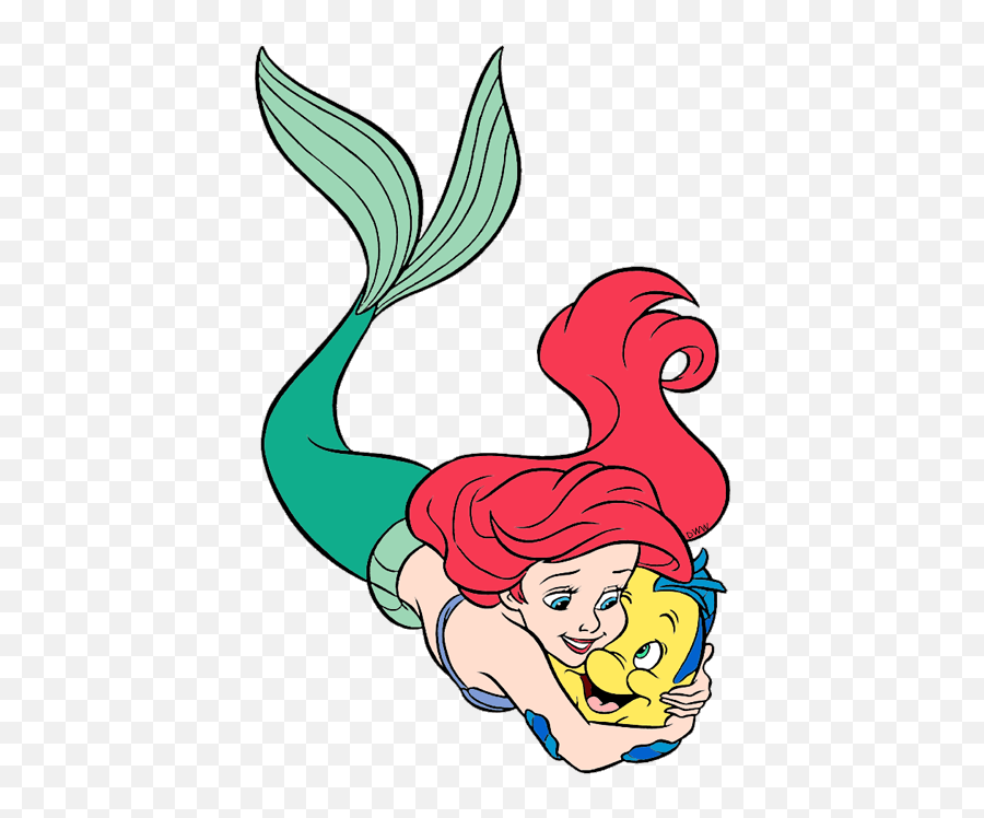 Ariel And Friends Clip Art 2 Disney Galore - Ariel Clip Art Png,Flounder Png