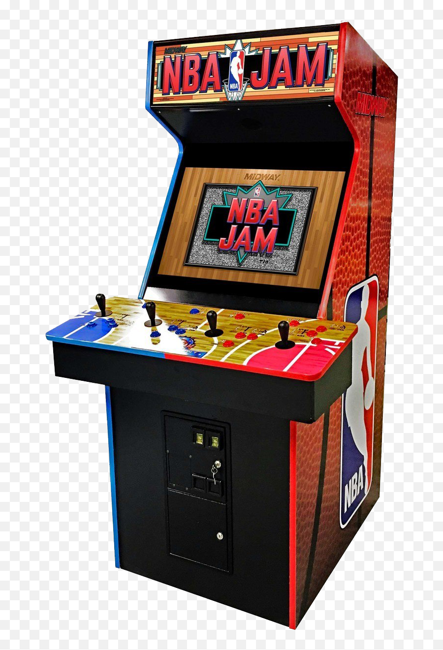 Arcade Machine Png Images - Nba Jam Arcade,Arcade Cabinet Png