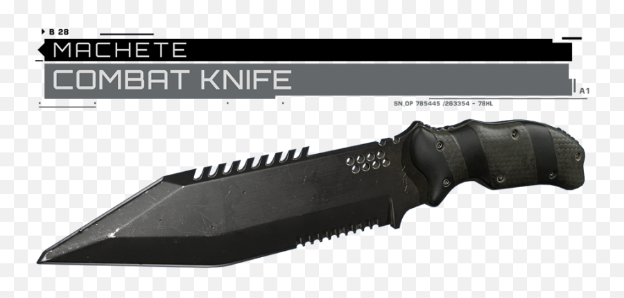 Replaces Machete With Combat Knife - Call Of Duty Mobile Knife Png,Machete Png