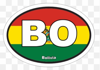 Bolivia Bo Flag Oval Magnet - Circle Png,Bolivia Flag Png