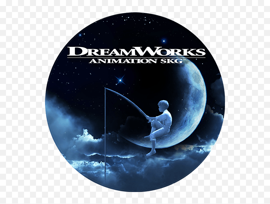 Download Moon Dreamworks Logo Png Image - Moon Dreamworks Animation Logo,Dreamworks Logo Png