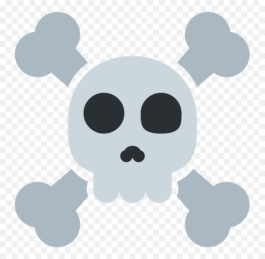 Skull And Crossbones Emoji Meaning With Pictures From - Skull And Crossbones Emoji Png,Panda Emoji Png