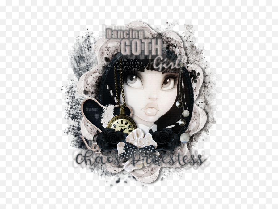 Dancing Goth Girl Just Fi - Illustration Png,Goth Png