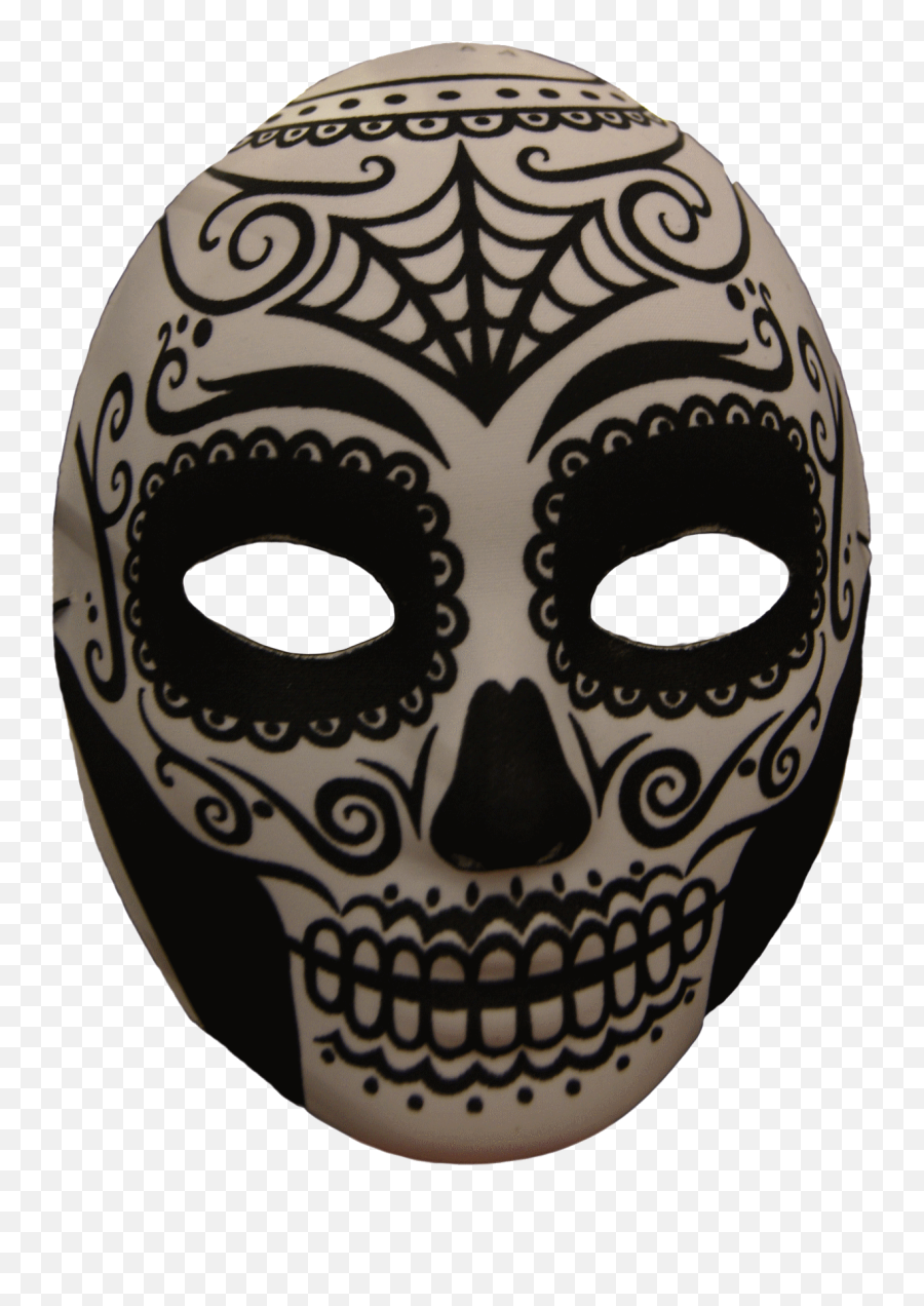 Dead Mask Transparent Background - Day Of The Dead Masks Png,Sugar Transparent Background