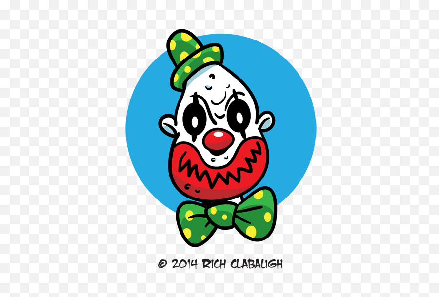 Creepy Clown Face Png - Evil Clown,Clown Face Png