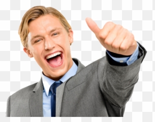Excited Guy Png 5 Image - Dude Smiling Thumbs Up,Excited Png