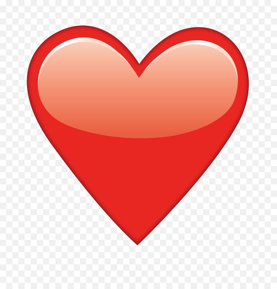 Red Heart Emoji Transparent Png - Red Heart Emoji Png,Emoji Hearts Transparent