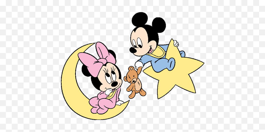 Baby Minnie Mouse Clipart - Mickey En Minnie Baby Png,Baby Minnie Mouse Png