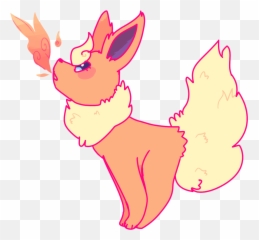 Flareon Hauppiness U201cbbbbuuurn Baby Burrn U201d Eevee Pokemon - Baby Flareon Png,Flareon Png