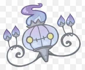 Download Fine Chandelure Fire Blast - PNG Image Cute