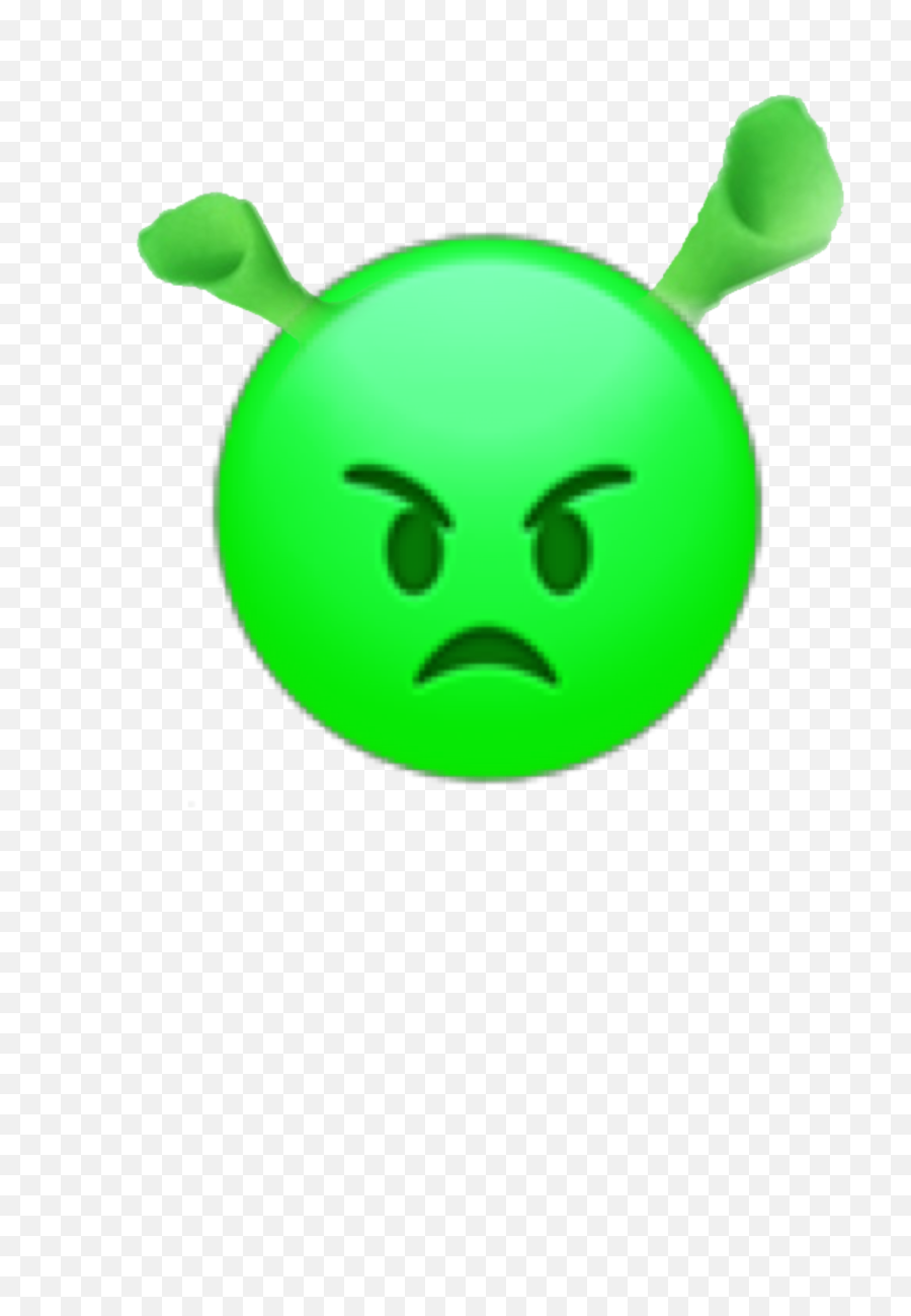 Shrek Ehe Green Emoji Shrekears Ears - Cartoon Png,Shrek Logo Png