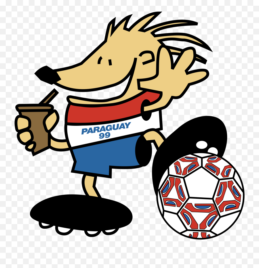 Football Mascot Logo Png Transparent - Copa America Paraguay 1999,Mascot Logos