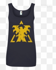 Starcraft Terran Logo Ladies Tee - Starcraft 2 Terran Png,Starcraft Logo