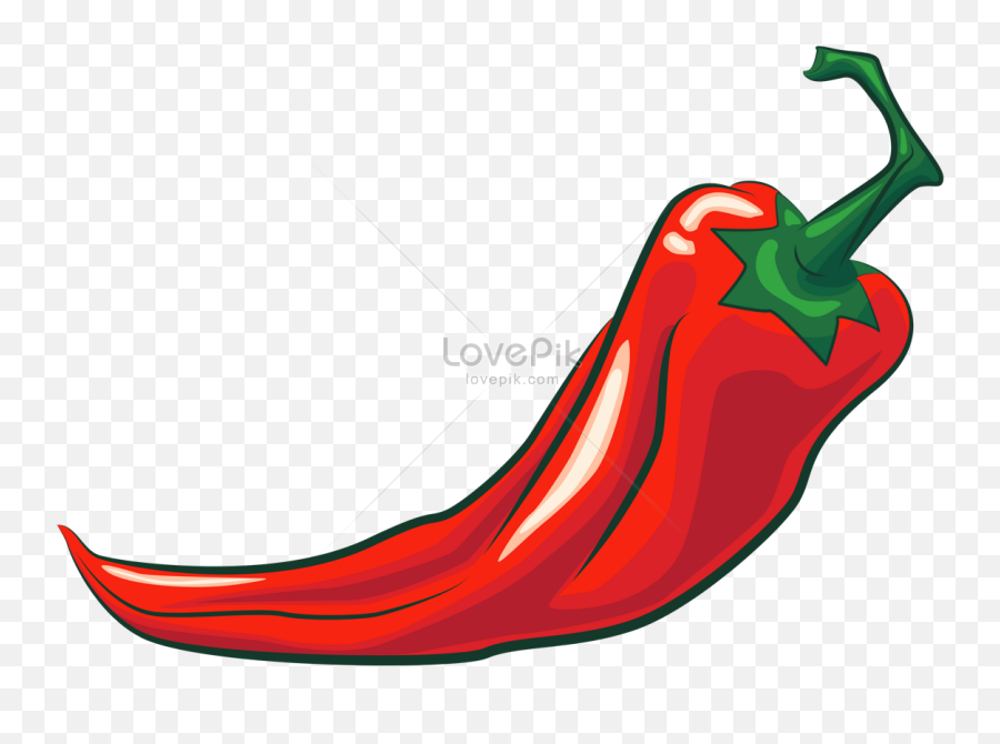 Red Pepper - Chili Pepper Clipart Full Size Clipart Spicy Clipart Png,Hot Pepper Png